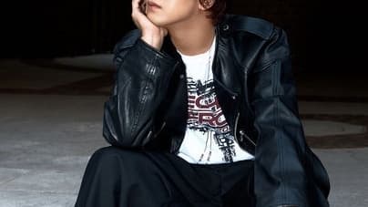 Haechan poses for promotional photographs ahead of his debut solo album TASTE, released September 2025