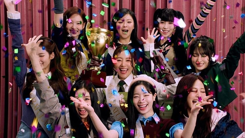 TWICE celebrating their 10th anniversary with the 'TEN: The Story Goes On' special album, October 2025