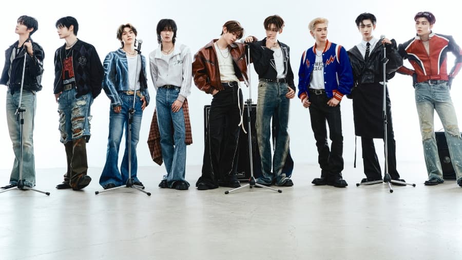 ZEROBASEONE in a promotional photo for their 'Never Say Never' era — Soompi