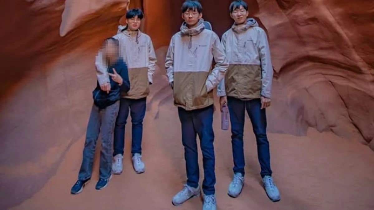 Korea's Famous Triplets Are Now Taller Than Their Dad
